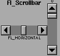 Fl_Scrollbar widget.