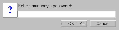 The fl_password window.