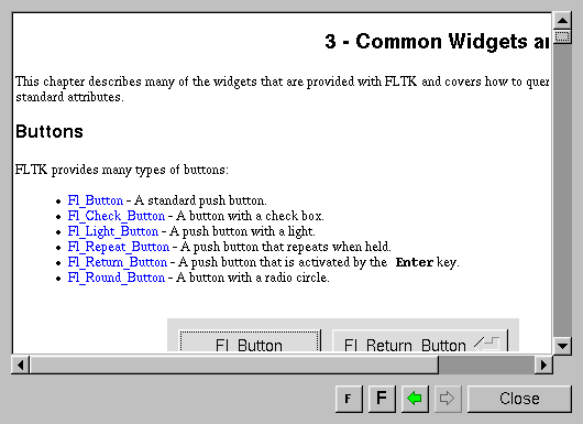 Fl_Help_Dialog Window